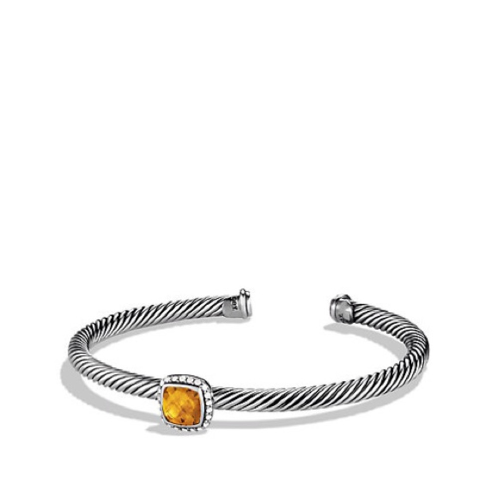 David Yurman SMKY QTZ/pave diamond bracelet💎